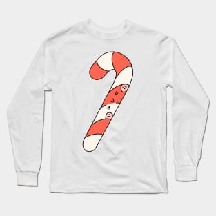 Cute Christmas candy cane Long Sleeve T-Shirt